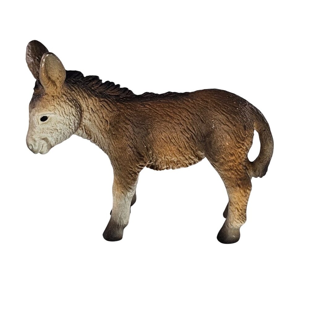 Schleich Baby Donkey Foal Retired Farm Life Animal #13268 Collectible Toy